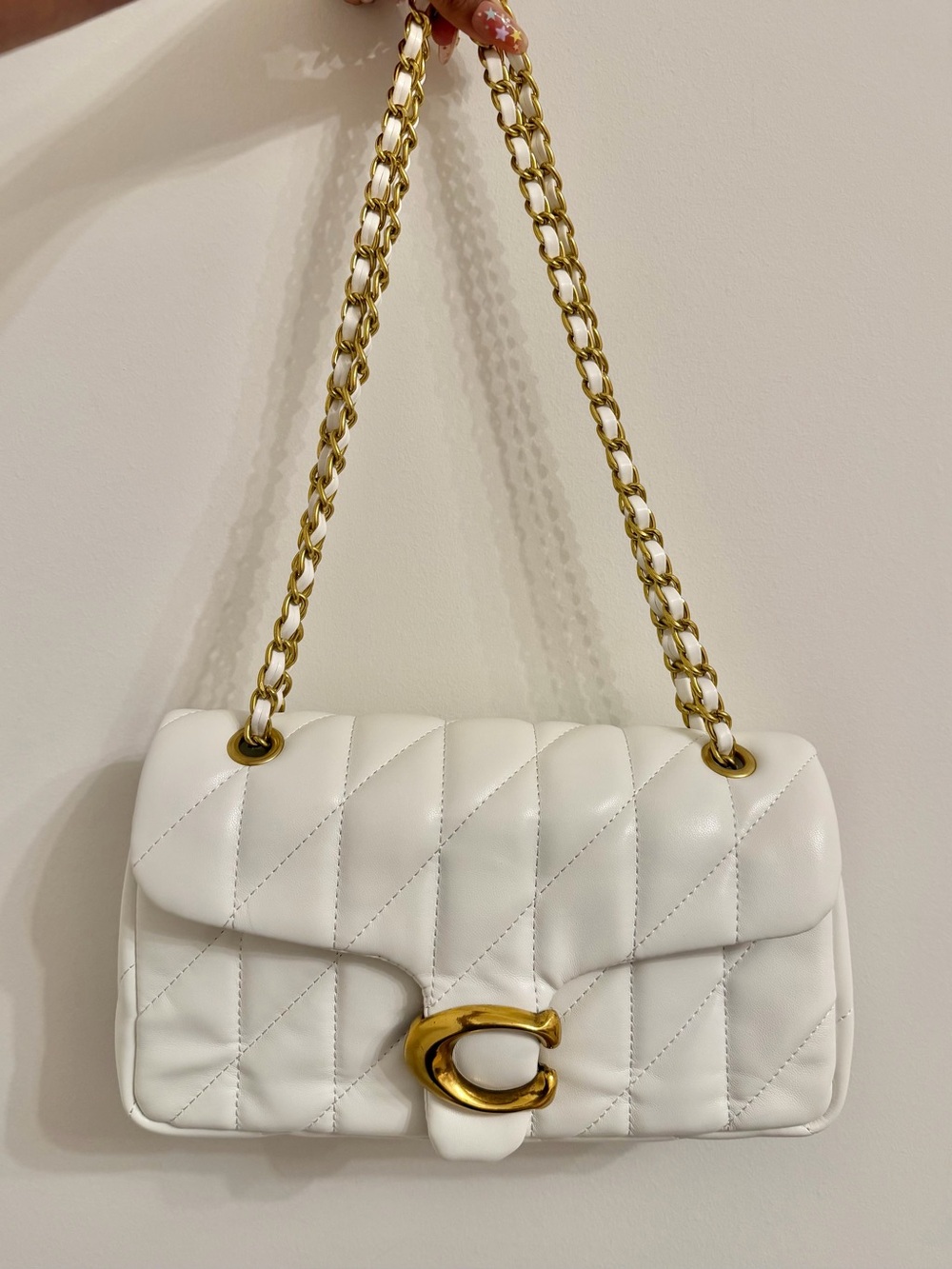 Coach Tabby Shoulder Bag with White Pillow Quilting 🤍